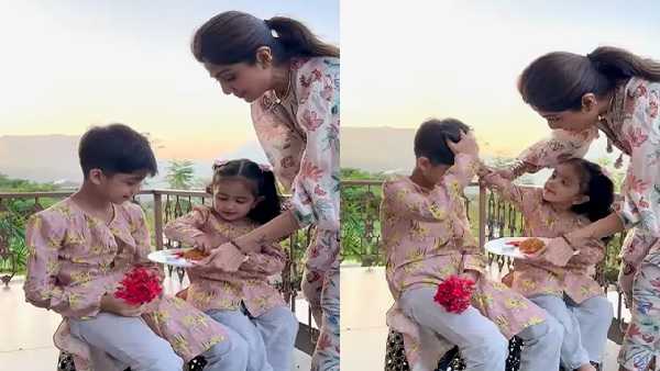 शिल्पा शेट्टी ने शेयर किया भाई दूज का वीडियो