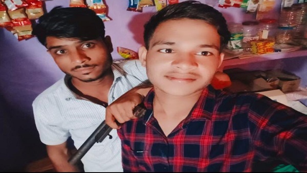 देवरान हत्याकांड के आरोपी शुभम व घनश्याम पटेल 
