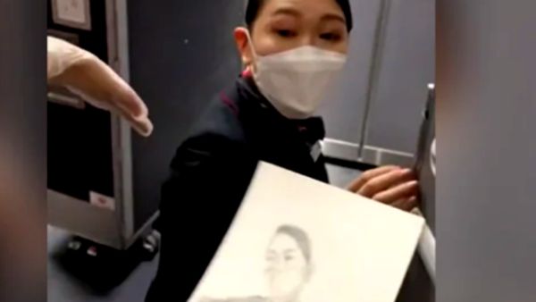 महिला ने पहना था मास्क