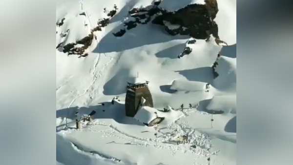 सबसे ऊंचे शिव मंदिर का ड्रोन वीडियो