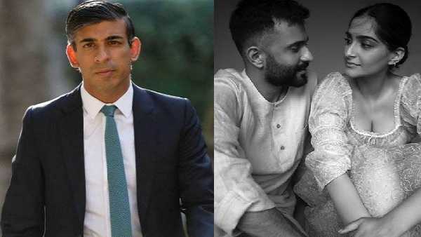 ऋषि सुनक और सोनम कपूर की फोटो