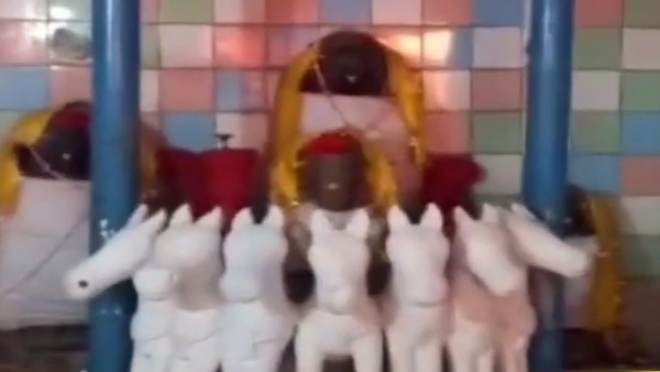 मुगलों के डर से इस मूर्ति को तहखाने में छिपा दिया गया था