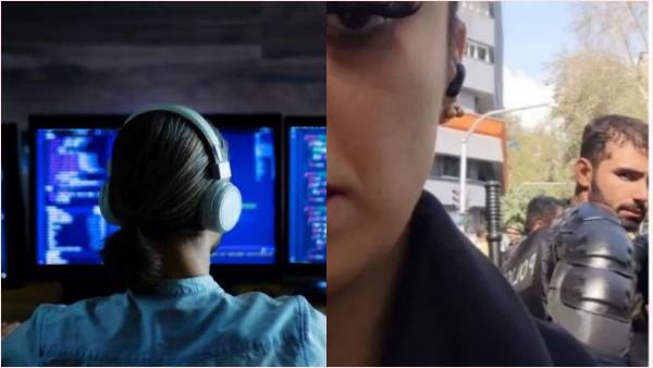 हिजाब के खिलाफ प्रदर्शन और हैकिंग साथ-साथ