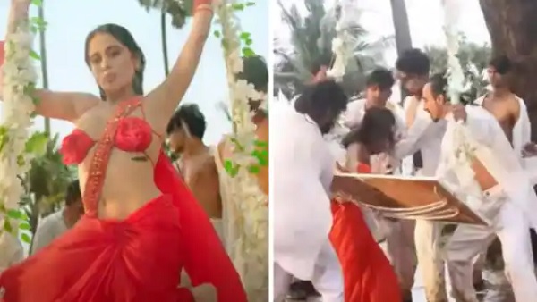 झूले से गिरीं उर्फी जावेद झूले से गिरीं उर्फी जावेद