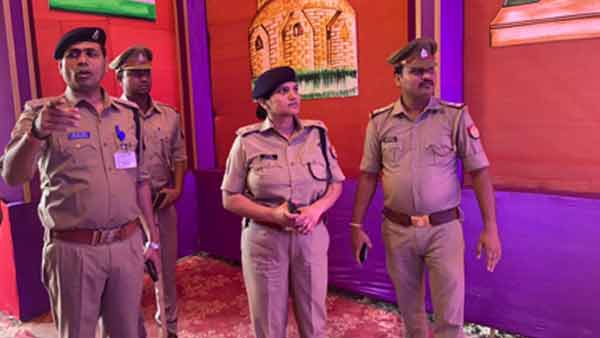 जिले भर के पंडालों में की गई जांच 
