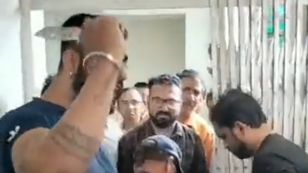 कर्मचारियों से बदमाश का का हुआ विवाद