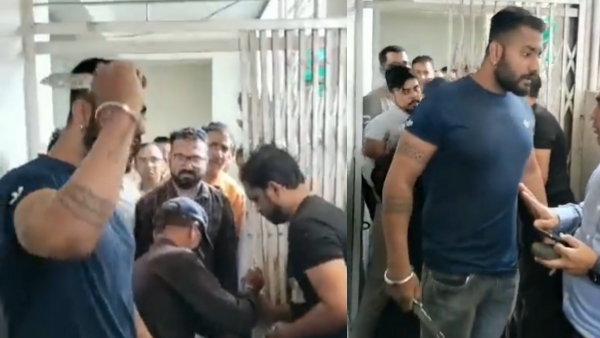 प्रॉपर्टी विवाद में बिल्डिंग को खाली कराने पहुंचा था बदमाश
