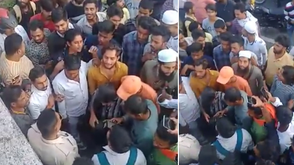 फुटपाथ पर दुकान लगाने वालों ने बताई कांस्टेबल की सच्चाई फुटपाथ पर दुकान लगाने वालों ने बताई कांस्टेबल की सच्चाई
