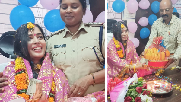 स्टाफ की एसआई बनी मां और आरक्षक ने निभाई भाई की भूमिका