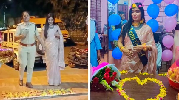 गोद भराई की रस्म से पहले करिश्मा का हुआ वेलकम