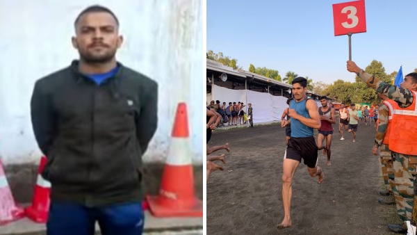 भर्ती का वीडियो बनाने शक में युवक को पकड़कर पुलिस के हवाले किया