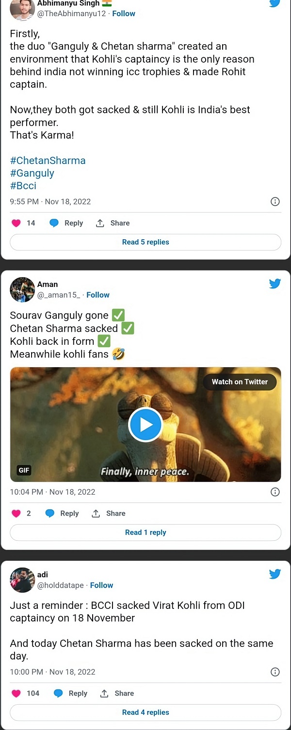 कोहली के फैंस खुश हो रहे हैं