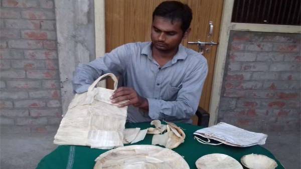 सिंगल प्लास्टिक बैन होने के बाद अनोखा प्रयोग
