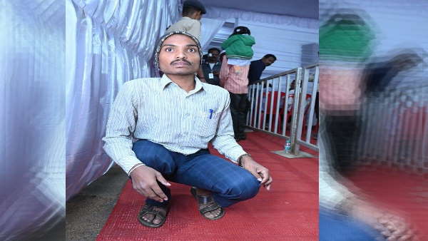 दिव्यांग संजीव को दिया हौसला दिव्यांग संजीव को दिया हौसला