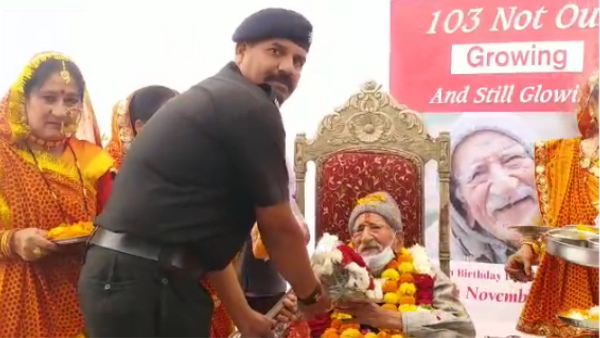 जोशी शतायु पार उम्र में भी स्‍वस्‍थ्‍य