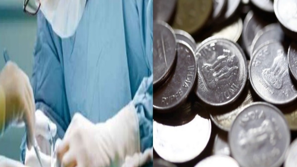 58 साल का शख्‍स के पेट में मिले है ये सिक्‍के 