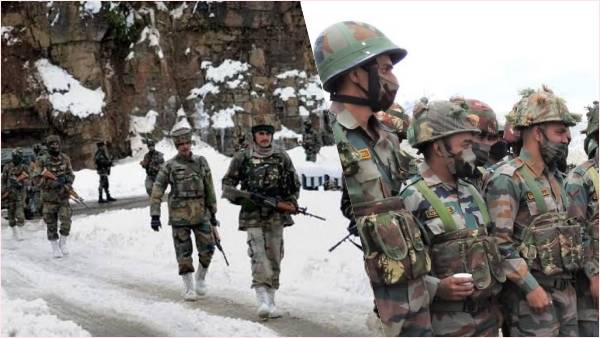 दोनों देशों की सेनाएं गश्त करती हैं