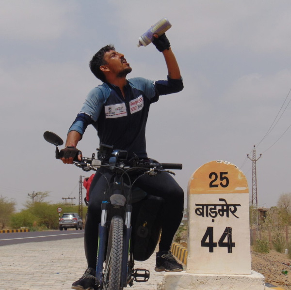 साइकिल से 31 किमी लंबी यात्रा निकाली साइकिल से 31 किमी लंबी यात्रा निकाली