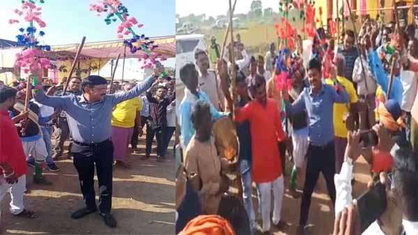 गोठान दिवस में भी दिखा था कलेक्टर का अलग अंदाज