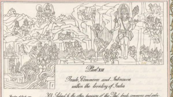 who was Nandalal Bose master of Paintings the Indian Constitution