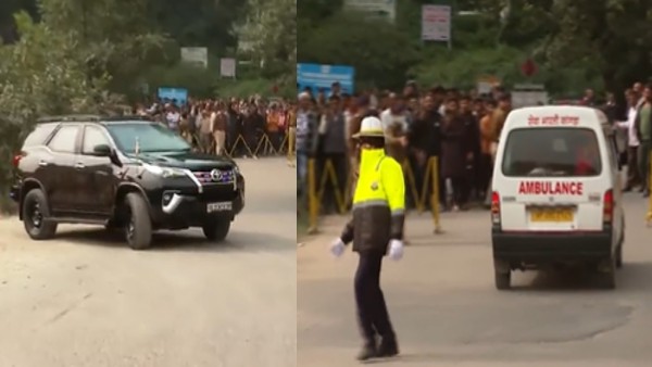 Modi stopped convoy Modi stopped convoy