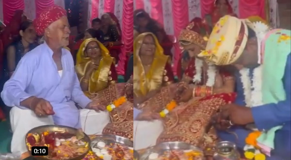 खिल उठा दूल्हा दुल्हन का चेहरा खिल उठा दूल्हा दुल्हन का चेहरा