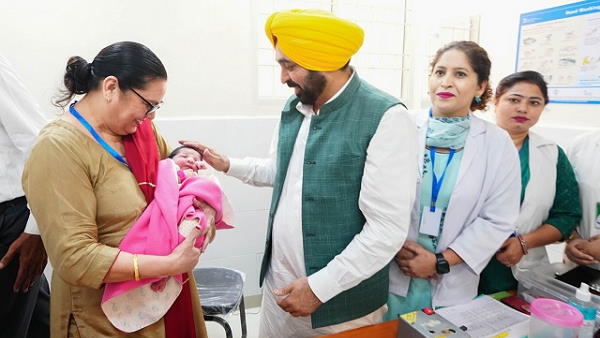 Chief Minister Bhagwant Mann inaugurated the mother-child ward in the hospital of Punjab