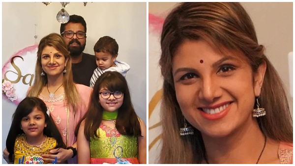 बच्चों के साथ कनाडा में रहती हैं रंभा
