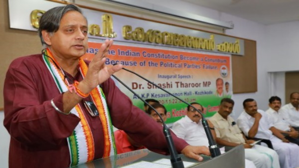 थरूर गुट के नेता खुलकर कर रहे विरोध थरूर गुट के नेता खुलकर कर रहे विरोध