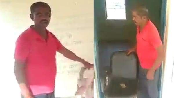 झूमते हुए कुर्सियां फेंकी