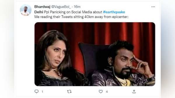ट्विटर पर भूकंप ट्रेंड करने लगा