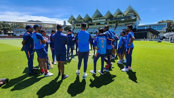 Team India underwent training session for T20 series Team India underwent training session for T20 series