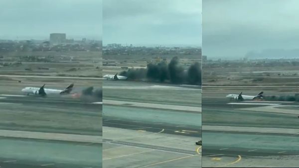 लीमा हवाई अड्डे पर हादसा