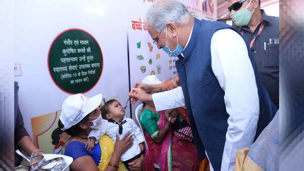 पिछले तीन सालों में कुपोषण की दर में 5.61 प्रतिशत की कमी 