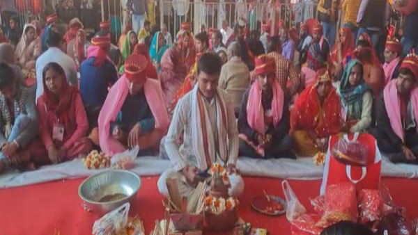 एक ही छत के नीचे सर्वधर्म व संप्रदाय के विवाह संपन्न