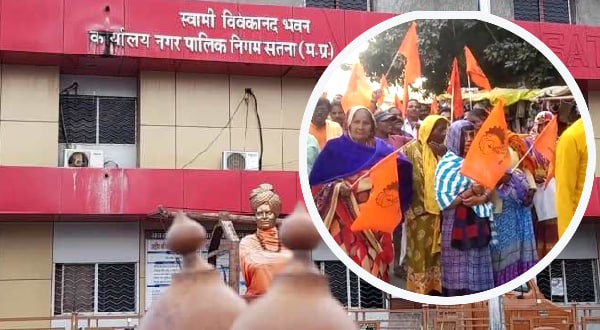 सफाईकर्मियों ने शहर में निकाली रैली सफाईकर्मियों ने शहर में निकाली रैली