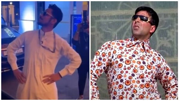 अक्षय कुमार के फैन ने रिक्रिएट किया आइकॉनिक सीन