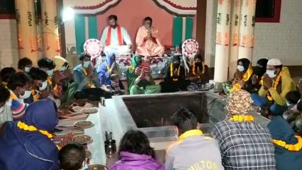 हिन्दू से मुसलमान बने 80 लोगों की घर वापसी