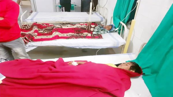 समुदायिक अस्पताल में चल रहा था इलाज
