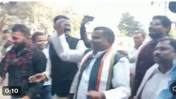 जीत का जश्न जारी,सावित्री की जीत में जमकर नाचे लखमा 