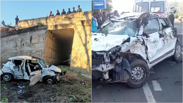 सागर में कार दुर्घटना, हरियाणा हिसार के दो लोगों की मौत सागर में कार दुर्घटना, हरियाणा हिसार के दो लोगों की मौत