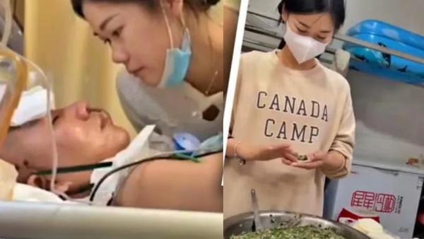 Chinese woman sells dumplings to save husband in coma story goes viral Chinese woman sells dumplings to save husband in coma story goes viral
