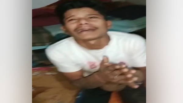 Meerut 4 youths tortured a cow tied outside the house the accused were drunk was captured in CCTV