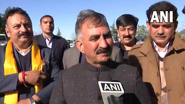 Himachal CM Sukhvinder Singh Sukhu Himachal CM Sukhvinder Singh Sukhu