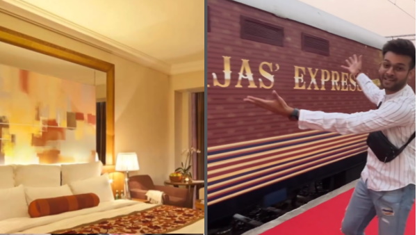 वीडियो हुआ महाराजा ट्रेन का वीडियो 