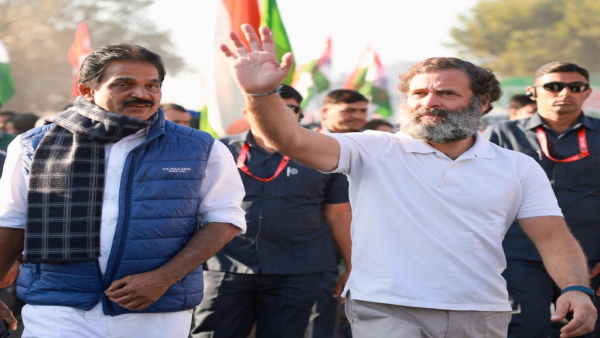 भारत जोड़ो यात्रा में शामिल होने जयपुर पहुंचे वेणुगोपाल
