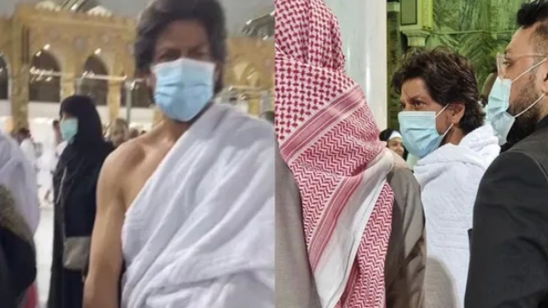 रिदा और इजार पहने नजर आए किंग खान 