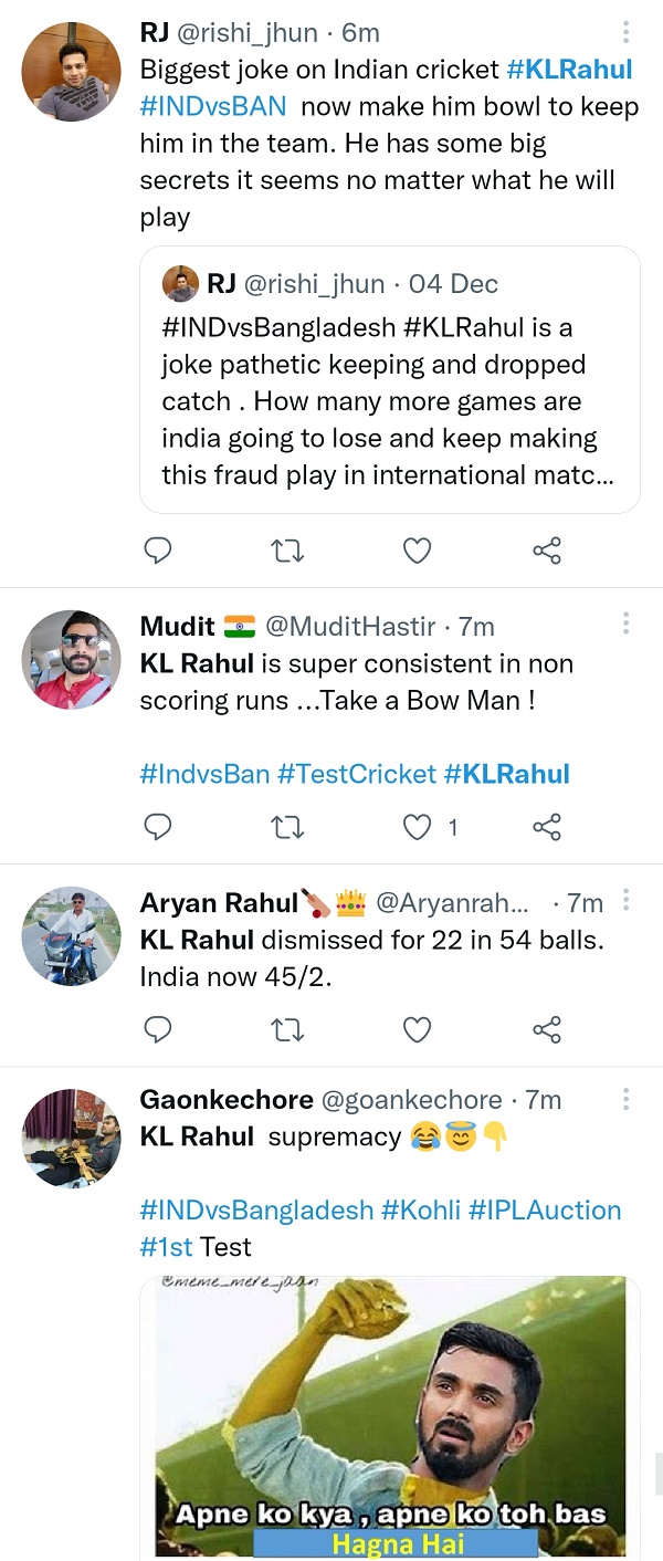  फैंस ने राहुल को पनौती बताना शुरू कर दिया