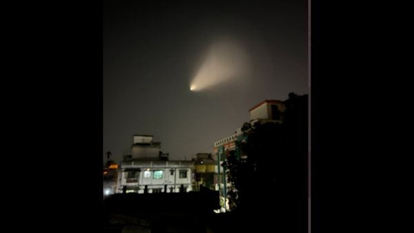 लोगों ने देखा अद्भुत नजारा लोगों ने देखा अद्भुत नजारा