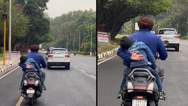 पिता को देख खुश हुए लोग लेकिन... पिता को देख खुश हुए लोग लेकिन...